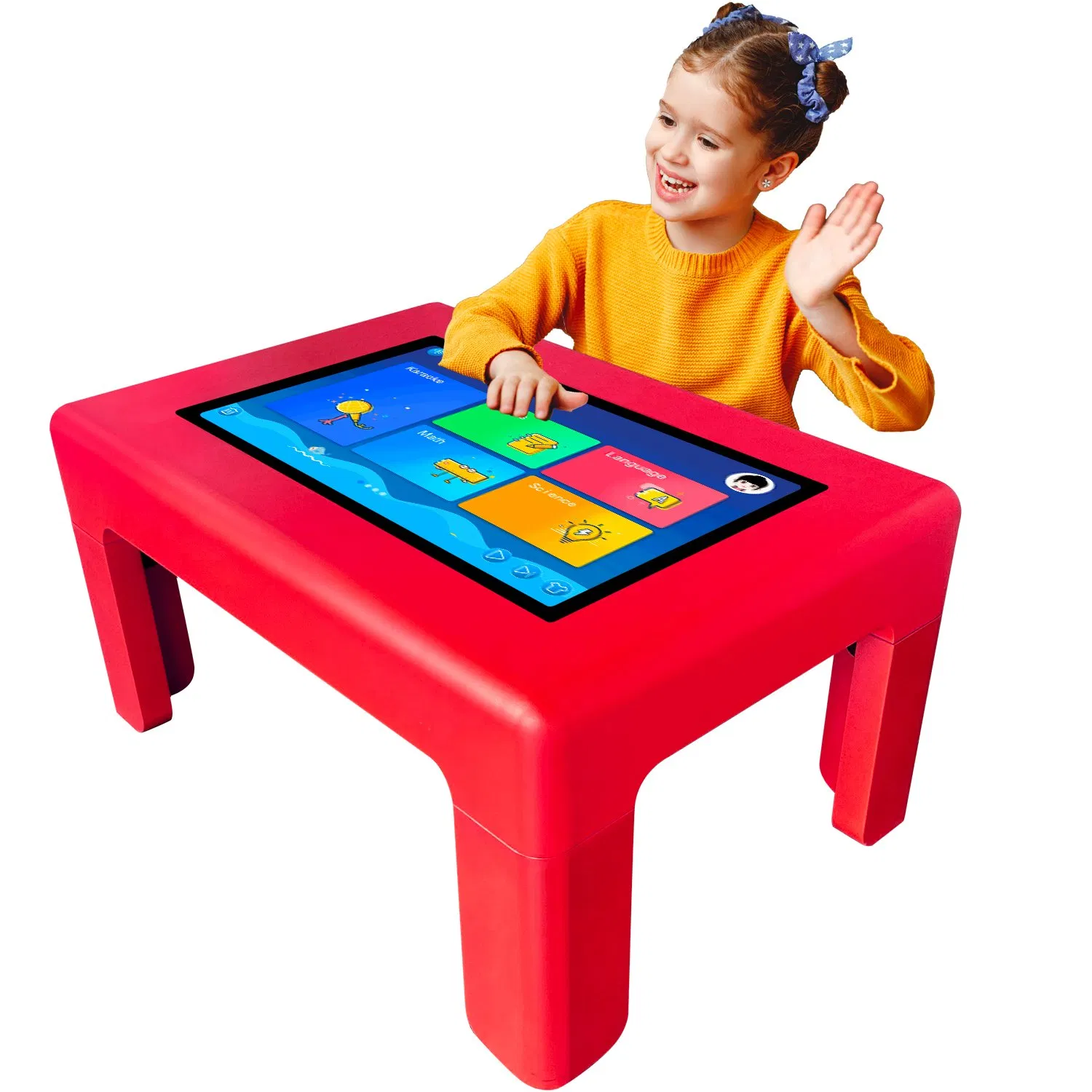High Brightness LCD Digital Interactive Learning Table for Creative Kids