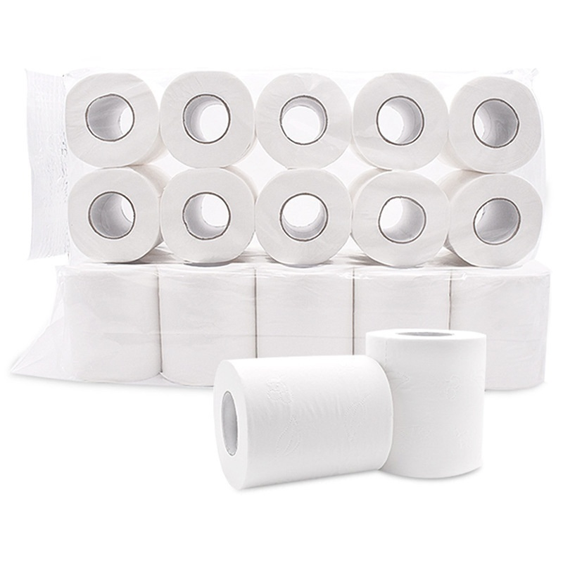 Premier 2 Ply Virgin Wood Bamboo Unscented Embossing Jumbo Roll Toilet Bath Tissue Paper with Core