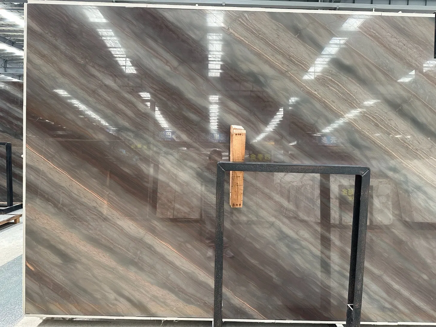 Natural Stone Marble Import Marble Jingya Brown for Wall Cladding Floor Tiles