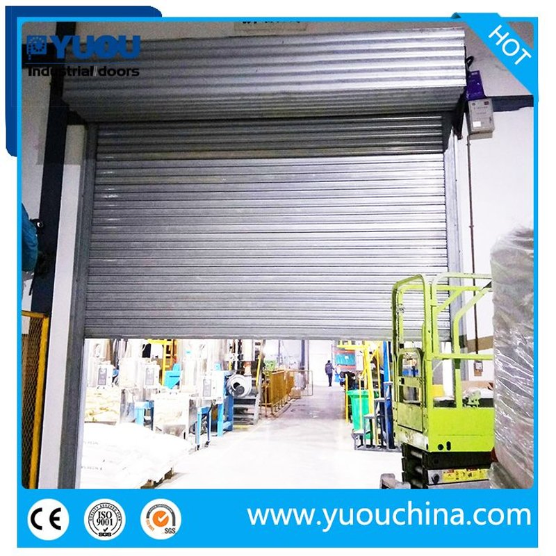 Double Layer Insulated Fire Rated Gi Roller Shutter Slats/ Rock Wool