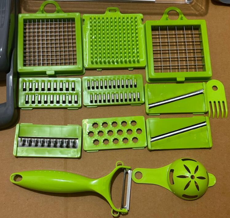 Multifunctional 16-Piece Grater Set Kitchen Vegetable Grater