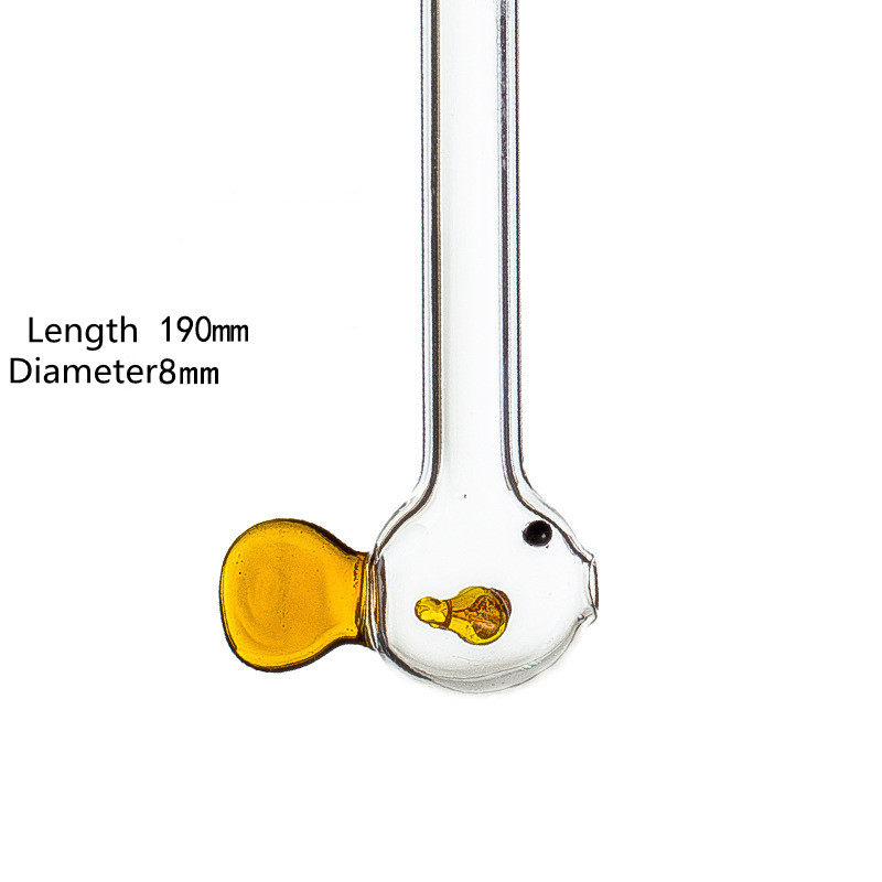 Hot-Sale Crystal Straw High Borosilicate Gemstone Reusable Glass Straw