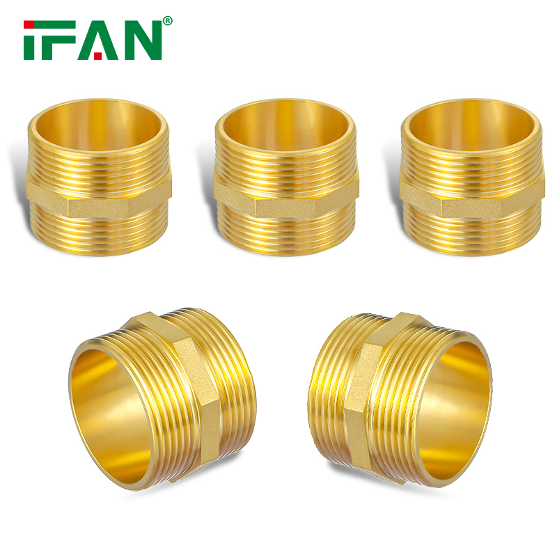 Ifan Factory OEM ODM Brass Plumbing Fittings Durable Water Supply Brass Tube Fitting