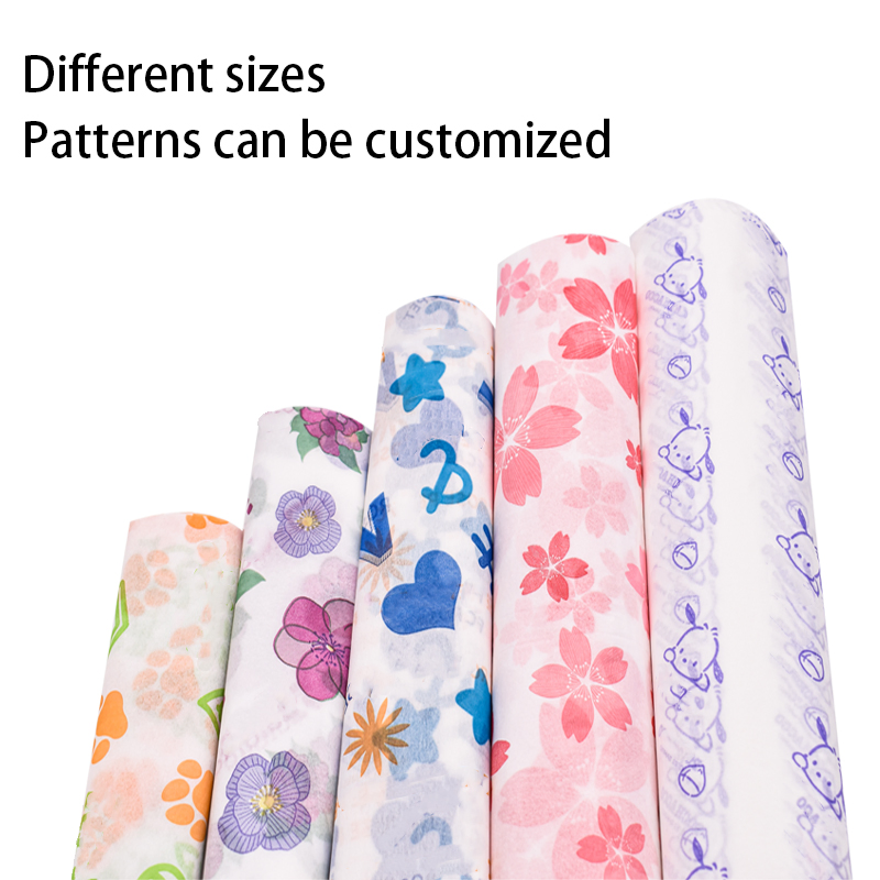 Printed Tissue Paper Diaper Pattern Paper and Disposable Pattern Paper