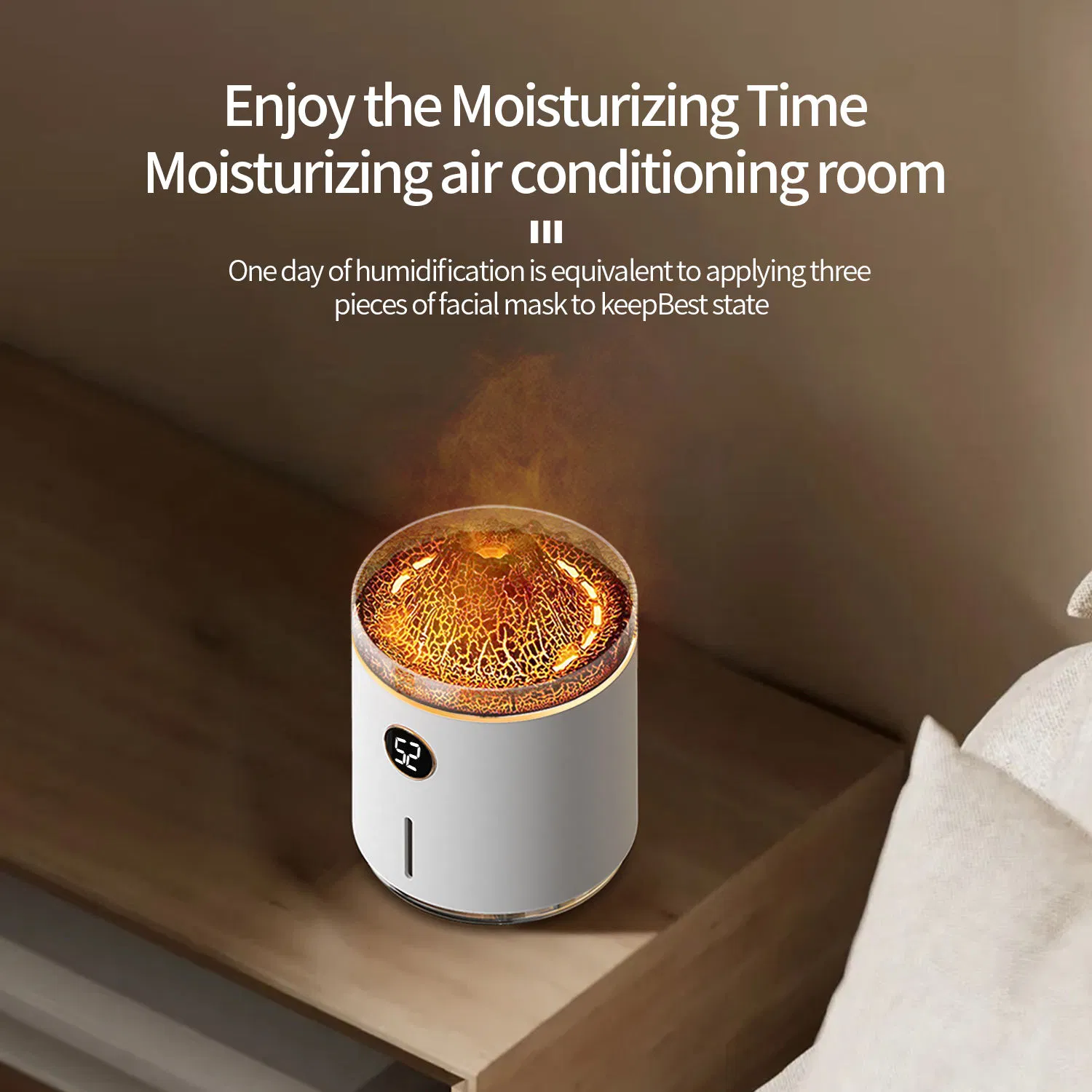 Air Humidifier, Intelligent Volcano Humidifier