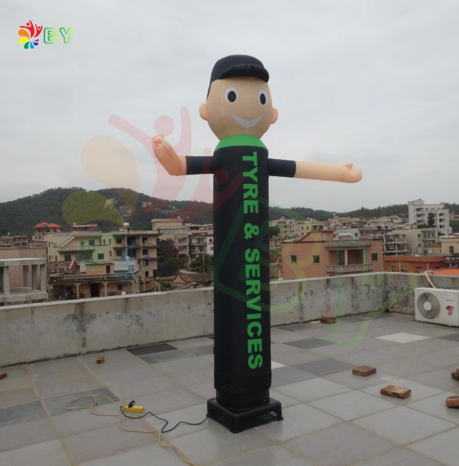 Car Huge Sale Outdoor Advertising Attractive Inflatable Clown Sky Dancers with Arrow