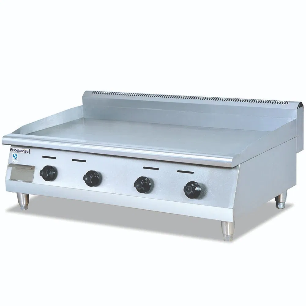 Commercial Kitchenware High Quality Stainless Steel Gas Griddle for Sale