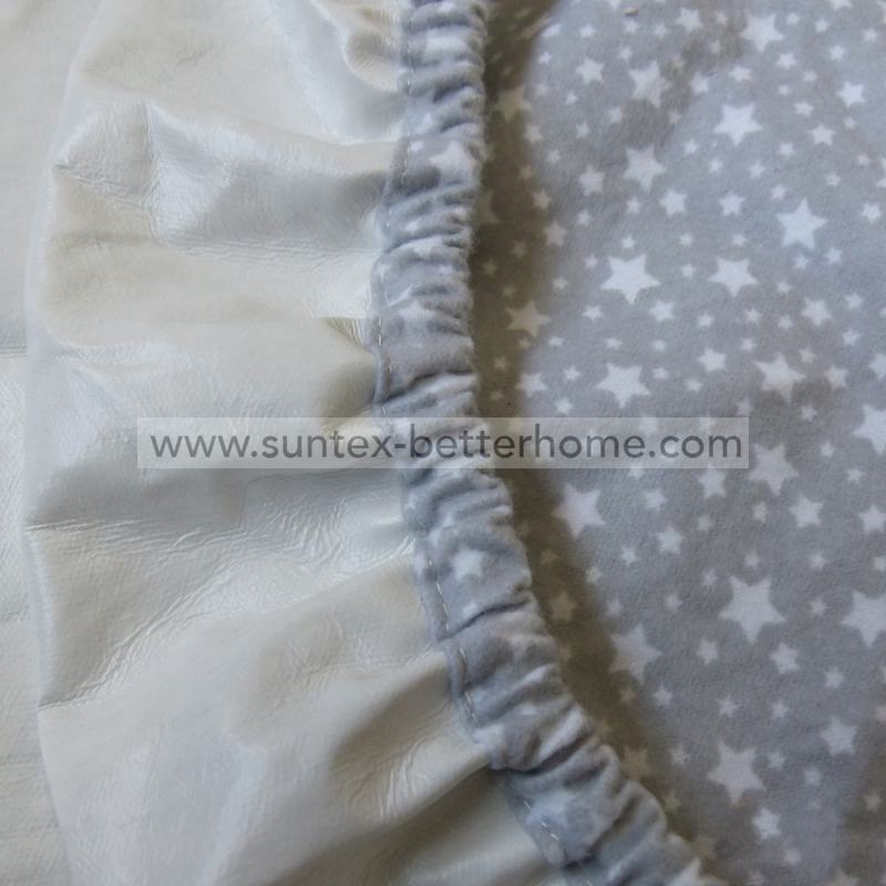 100% Cotton Flannel Fitted Crib Sheet Waterproof Baby Sheets