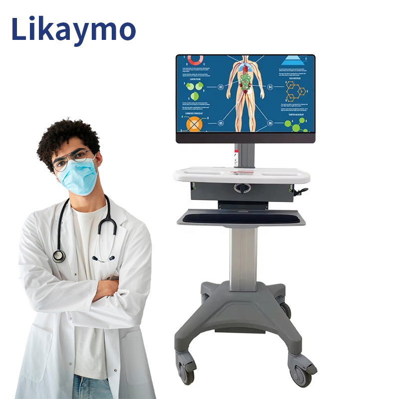 Factory Wholesale Medical Trolley Can Be Electrically Lifted