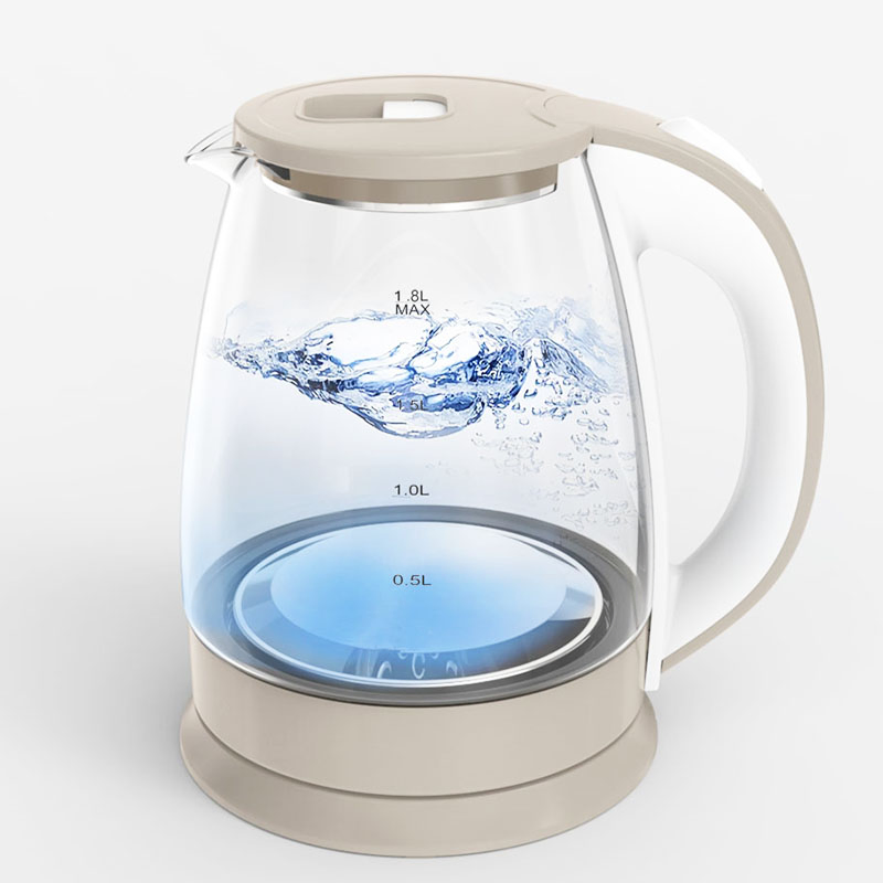 1.8L Glass Electric Kitchen Kettle for Tea Brewing