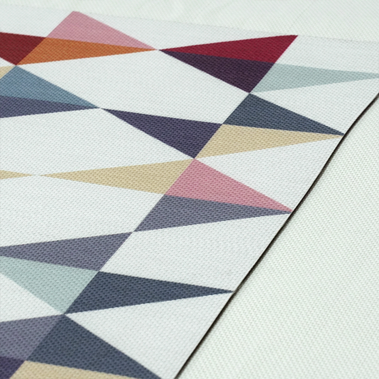 Woven Vinyl Kitchen Mats PVC Printed