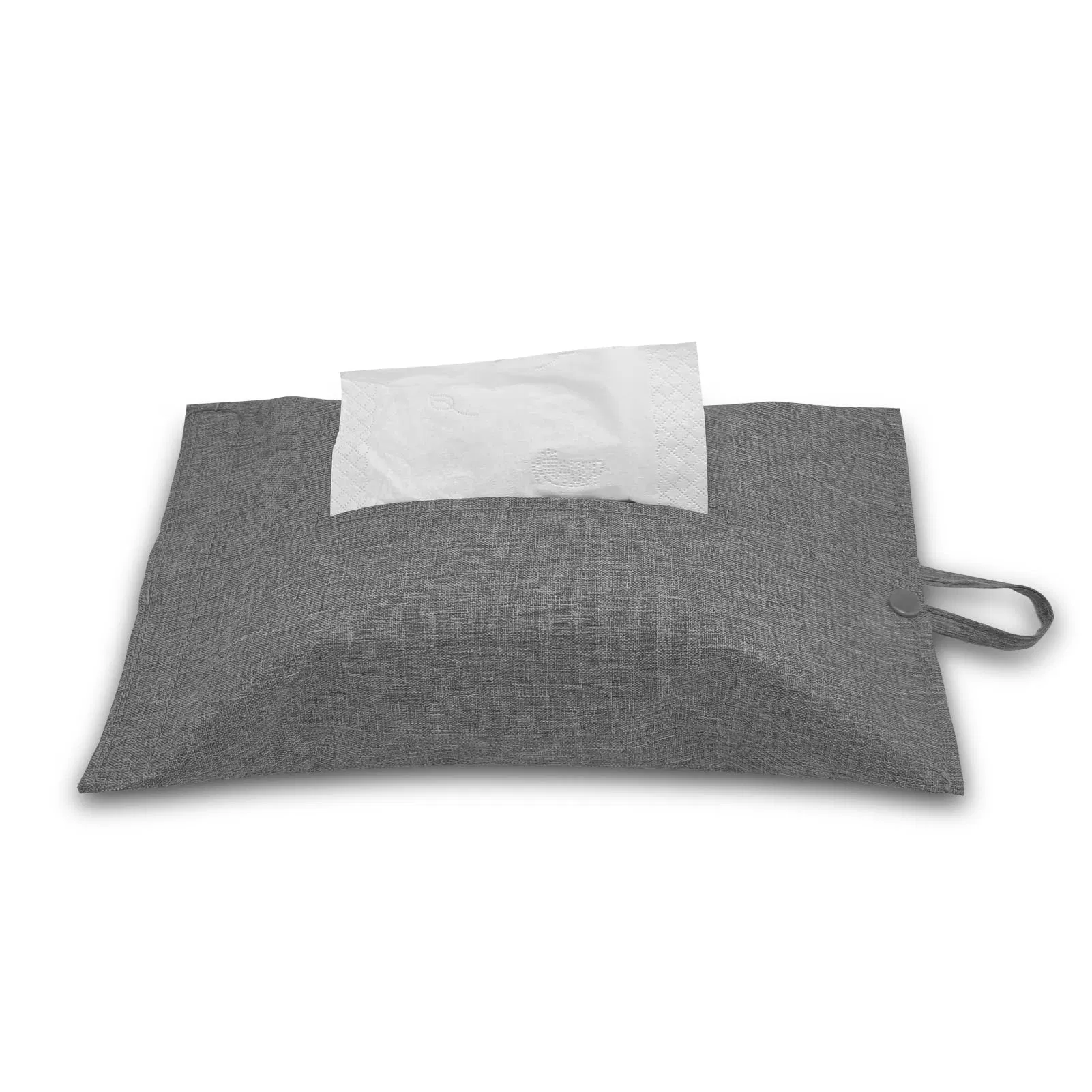 Reusable Tissue Holder Travel Cover Napkin Holder Storage Rectangle Hanging Tissue Box