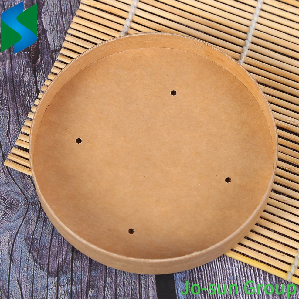 Jo-Sun 12 Oz Disposable Microwave Soup Bowl Kraft Paper Cup and 750 Ml Bucket with Paper Lid