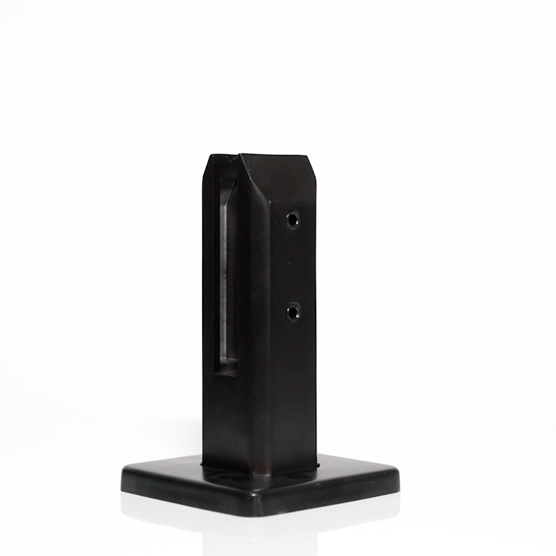 High Quality Matt Black Square Base Glass Pool Fence Spigot