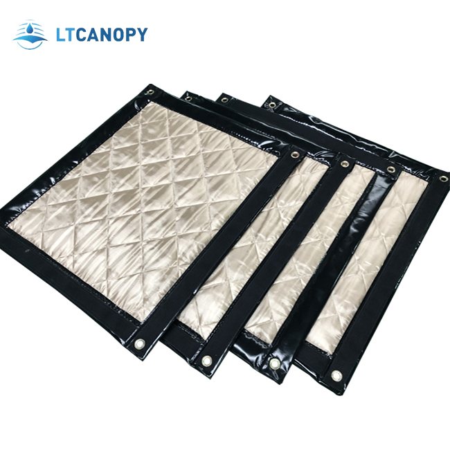 Litong Waterproof Anti-UV PVC Tarpaulin Easy Install Collapsible Outdoor Sound Barrier Curtains