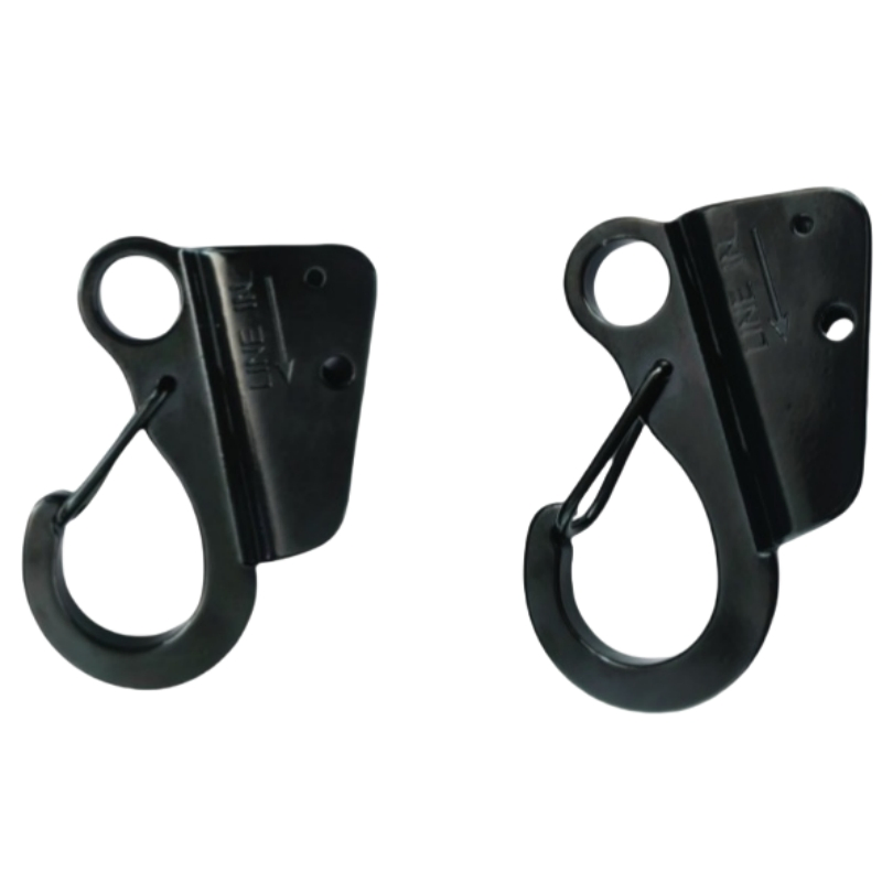 Black Stainless Steel 316 Quick Release Anchor Hook Clip for Boat Anchor Rope
