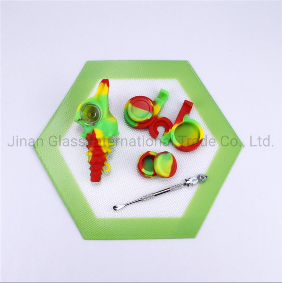 Wholesale Silicone Cigarette Set Conch Pipe Set Glass Smoking Water Pipe