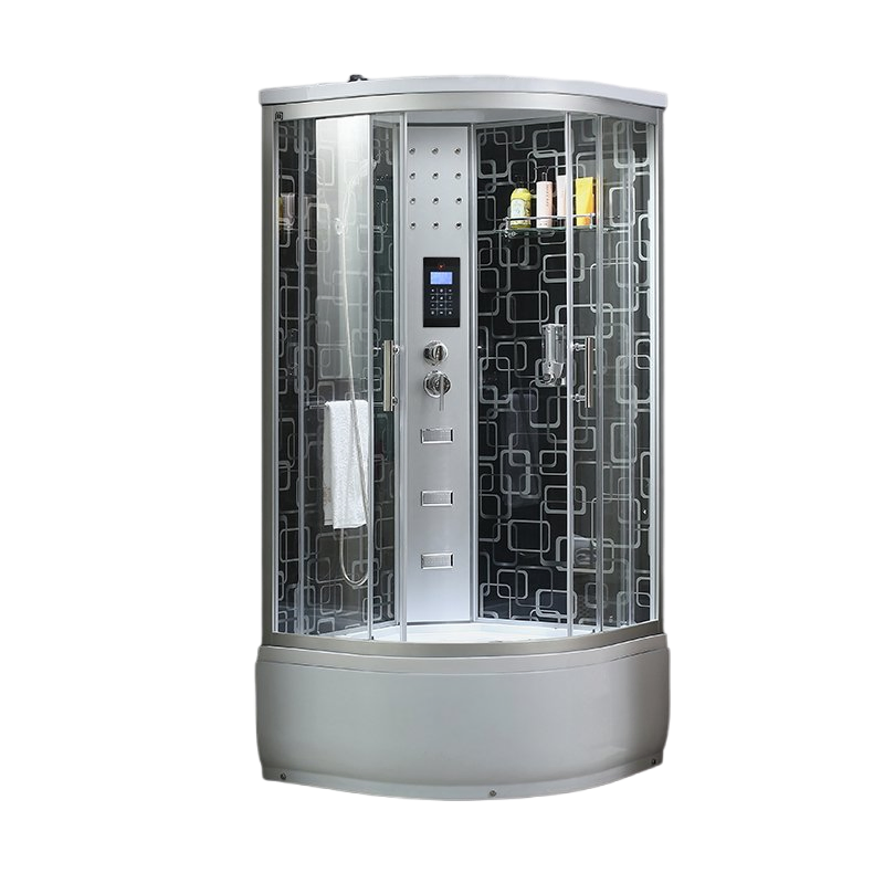 Smart Shower Room with LED Lighting and Advanced Technology