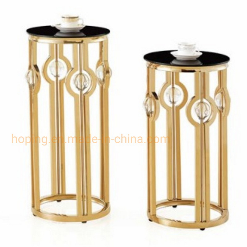 Black Color Z Shape Shop Retail Display Table 3 PCS One Set Stackable Coffee Table