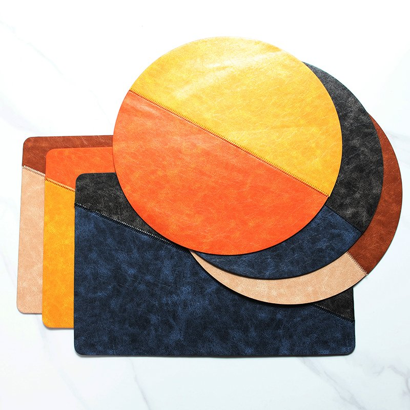 Waterproof and Heat-Resistant PVC Placemats for Home Use