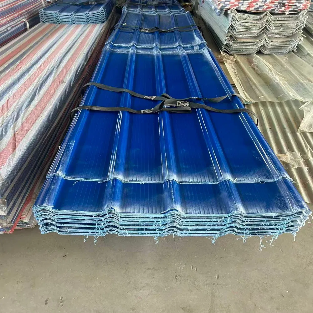 Fiberglass Corrugated Sheet FRP Transparent Panel Roof GRP Skylight Corrugated Panel