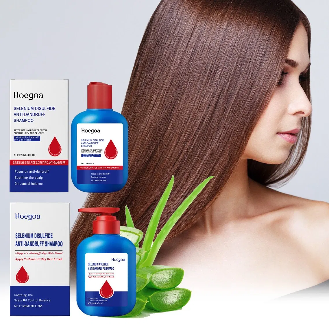 Selenium Disulfide Shampoo Series Oil-Controlling Comfortable Refreshing Dandruff-Removing Fluffy Fragrance-Retaining Selenium Disulfide Anti-Dandruff Shampoo