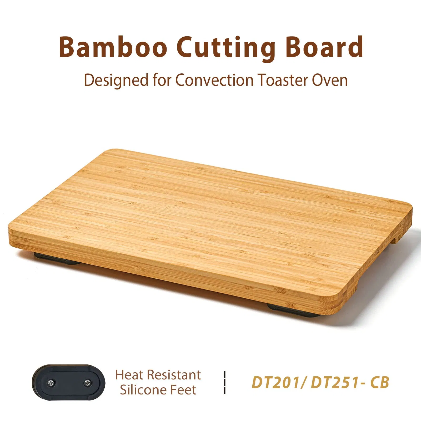 Compatible Silicone Feet Creates Storage Cutting Board Convection Toaster Oven