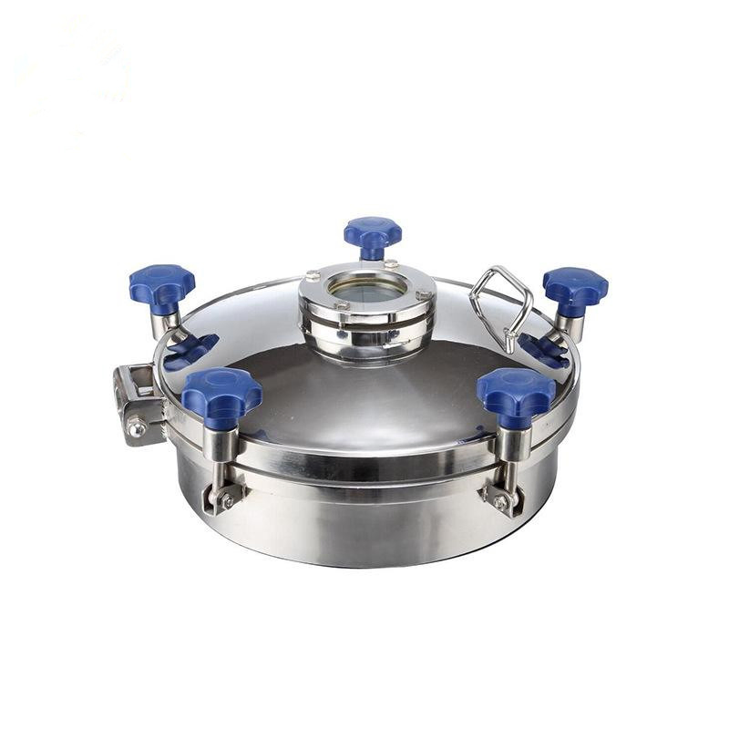 Longva Stainless Steel Manhole Cover with Sight Glass