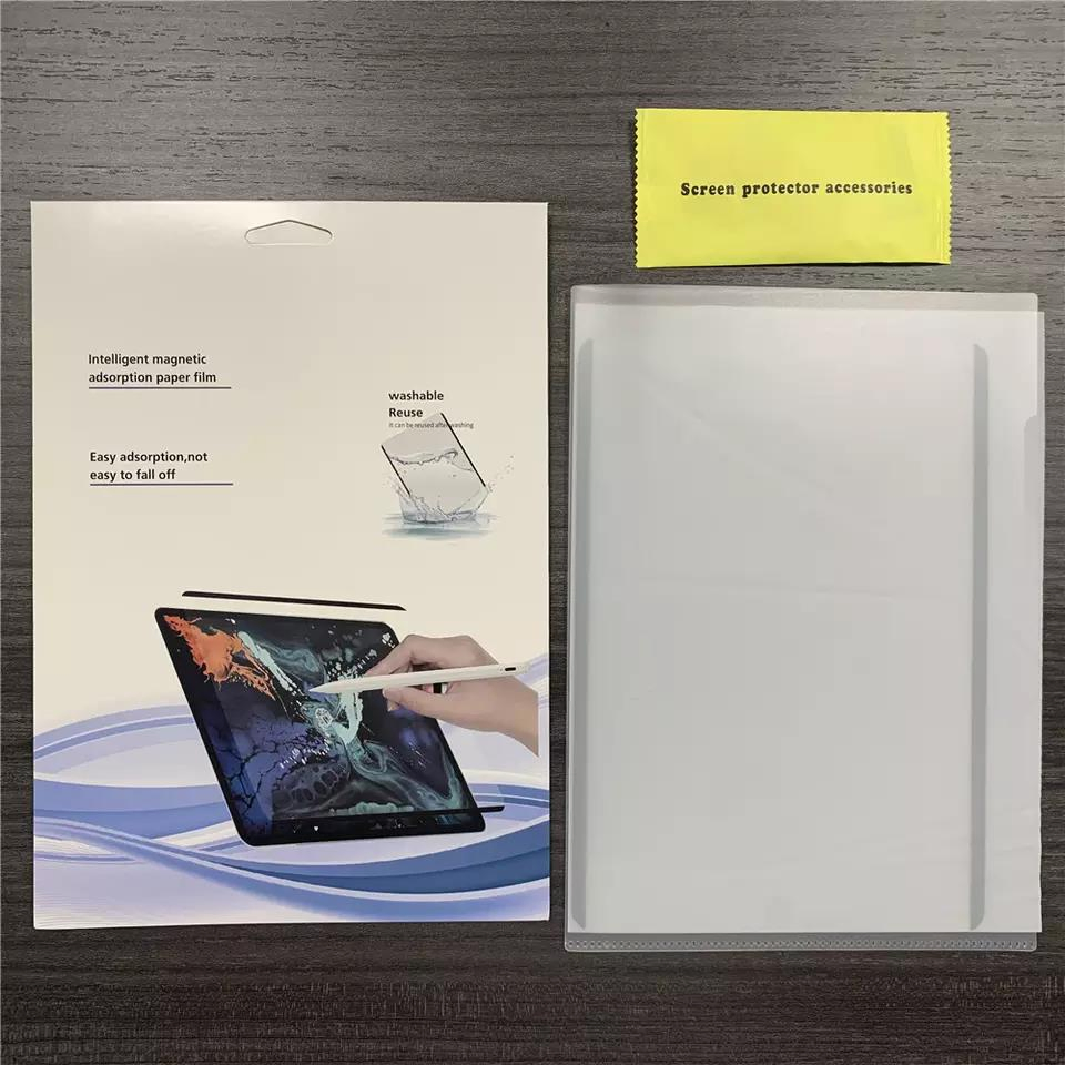 Защитное стекло с магнитной фиксацией и приватностью для iPad Air/PRO