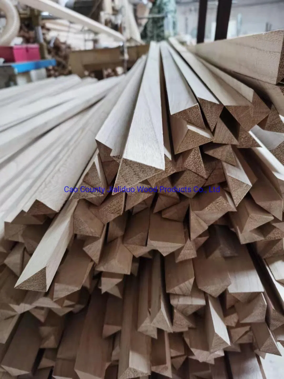 Paulownia Triangle Wood Chamfer for Construction