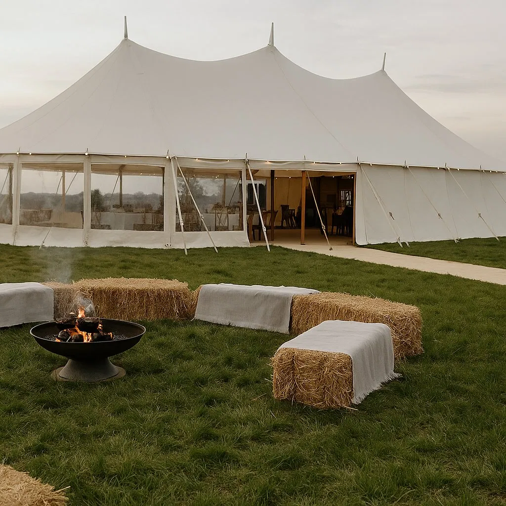 15 X 50m Luxury Clear Transparent Wedding Tent Marquee for Garden Events