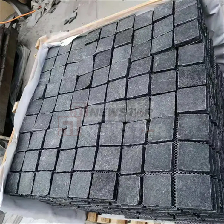 Granite Paving Stone Driveway Natural Cobblestone Paver Mats Driveway Granite Cobblestone