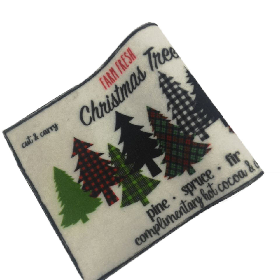 High Quality Anti-Slip Durable PVC Backing Customized Pattern Printing Door Mat for Kitchen