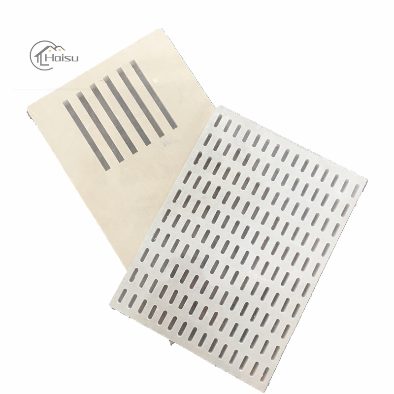 Perforated Plaster Board Gypsum Ceiling Sound Damping Sheet 600*600mm PVC Ceilings