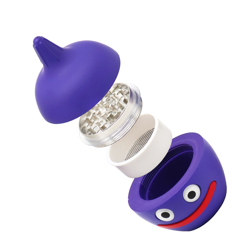 New Zinc Alloy + Plastic Slime Smoking Grinder and Smoking Shredder Tobacco-Making Device