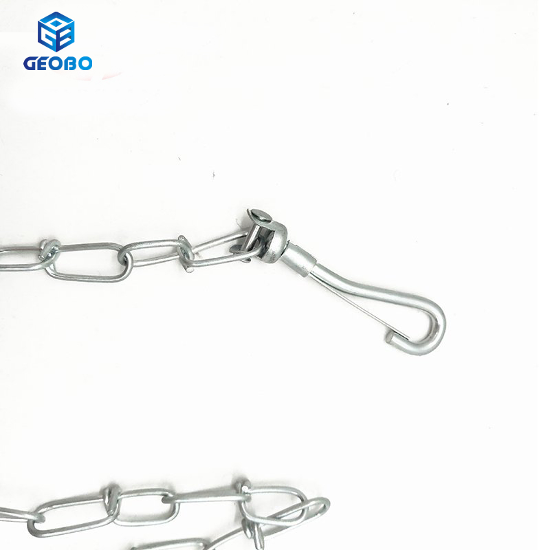 Us Standard Galvanized Weldless Knotted Chain Double Loop Chain