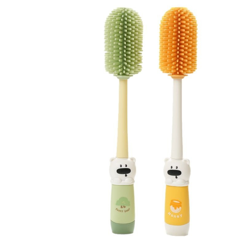 Multi-Functional Brush for Effortless Cup and Bottle Cleaning