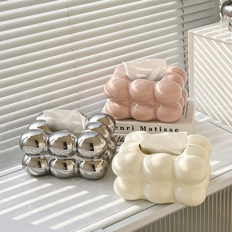 Tissue Holder Cotton Candy Ceramic Tissue Box Holder Wbb29967