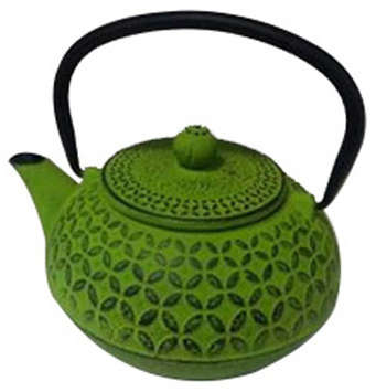 1.0L High Quality Green Cast Iron Teaware with Infuser