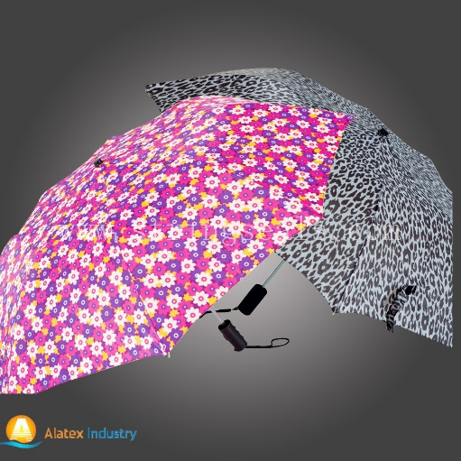 Auto Open Folding Printing Umbrella