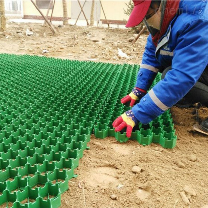 Grass Paver Grid Plastic Concrete Grass Grid Permeable Driveway for Slope Protection