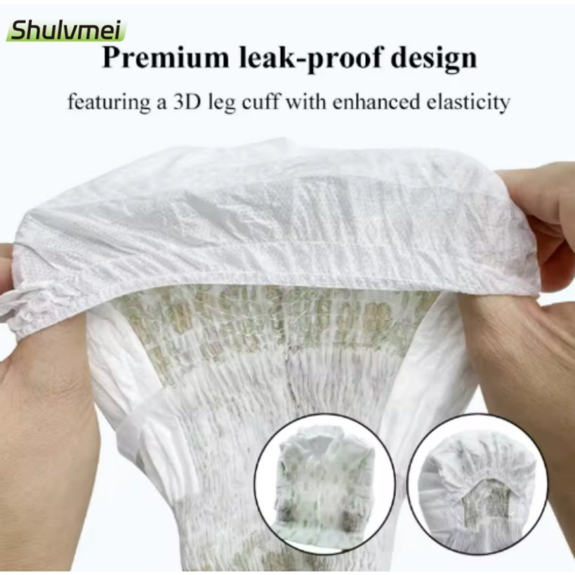 Хлопковые одноразовые подгузники для сна