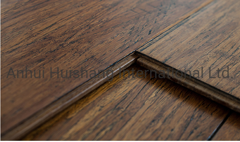 Stained Bamboo Woven Flooring