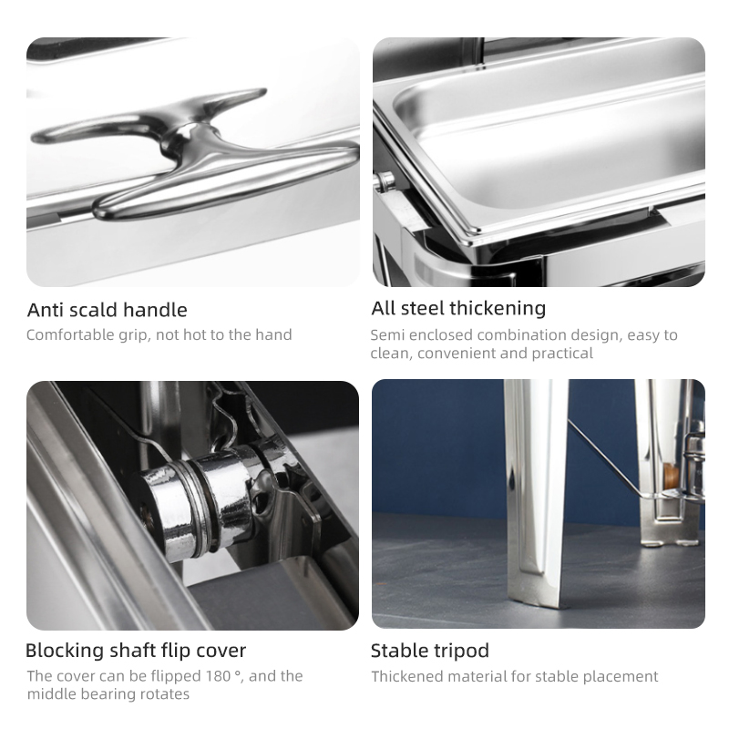 New Arrival High Quality Stainless Steel Food Warmer Buffet Party Food Display