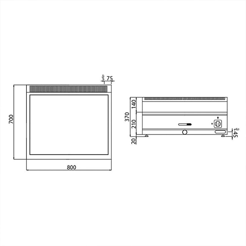 Catering Bain Marie Food Warmer Display Stainless Steel Electric Food Warmer