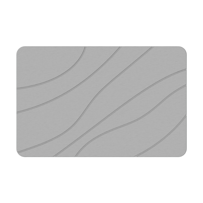 Custom Design Diatomaceous Earth Shower Mat Non Slip Instantly Removes Water Drying Fast Earth Bath Mat Easy to Clean