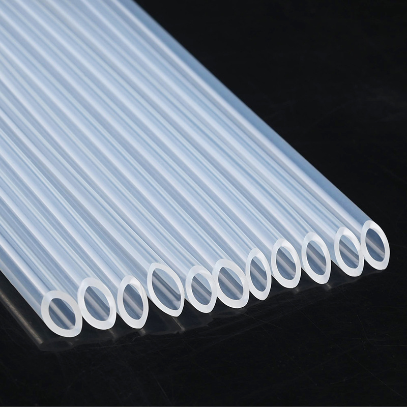 Custom Size BPA Free Food Grade Colourful Clear Reusable Drinking Juice Water Bottles Coffee Silicone Straws