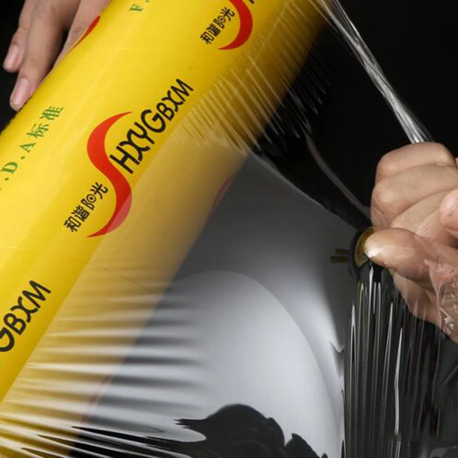 Household Good Sticky Food Grade PE Cling Film with Slide Cutter
