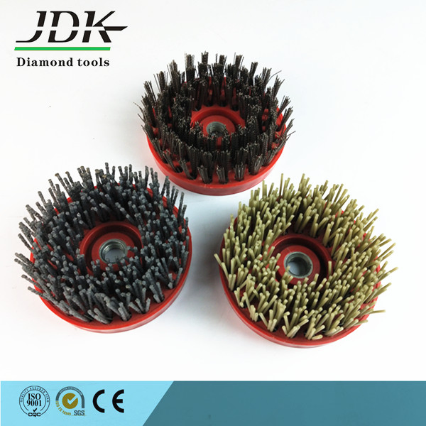 Diamond Abrasive Steel Antique Brush for Stone Processing/Polishing