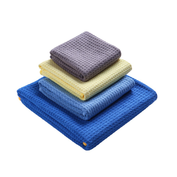 Tea Towel Kitchen Use Dish Cleaning Napkins Waffle Pattern Washcloths Waffle Kitchen Towel